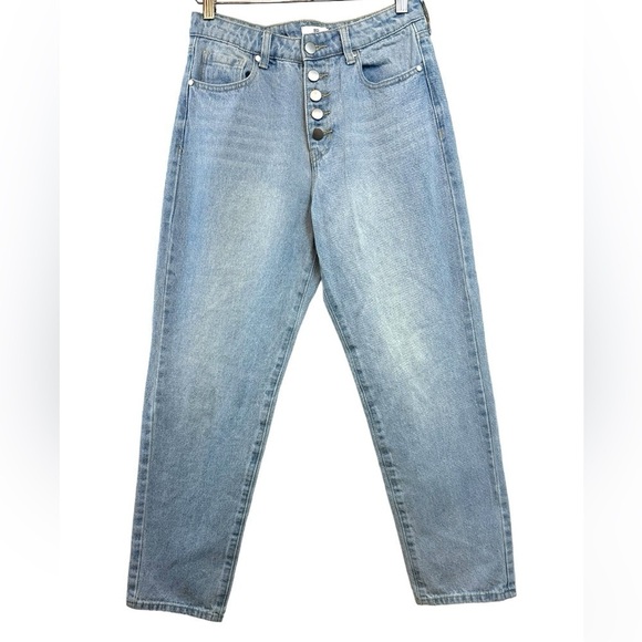 BP Jeans Nordstrom Women’s 27 Responsible Cotton High Rise Button Fly Mom Jeans - Picture 1 of 13